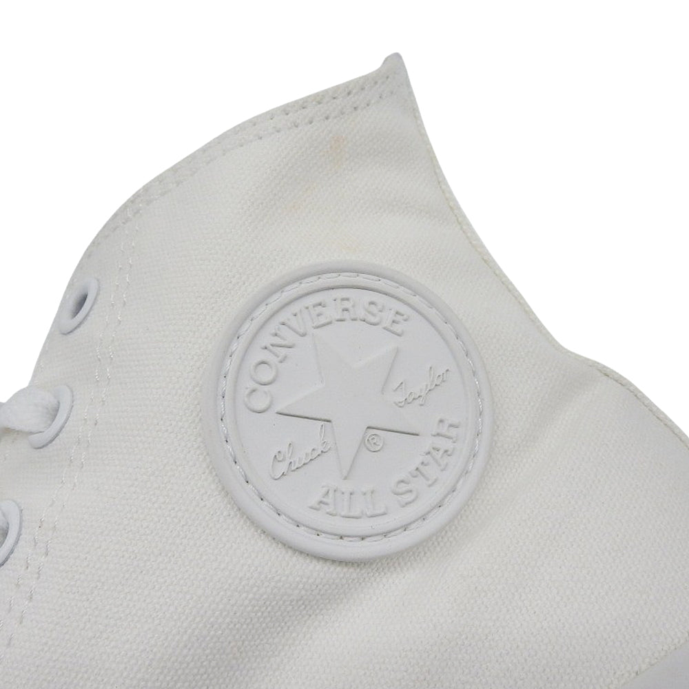 CONVERSE コンバース 新品同様 オールスター キャンバス モネ展 睡蓮White atelie スニーカー シューズ レディース ホワイト 25cm シューズ 6.5(US)