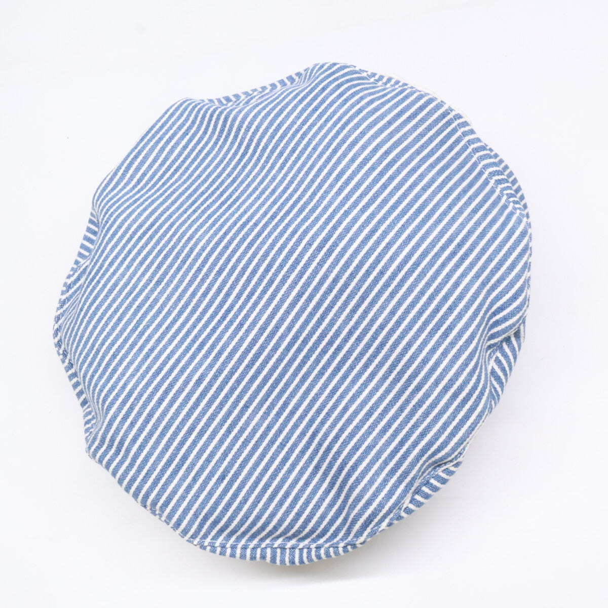 CELINE セリーヌ 2AUG1296V.08WV トリオンフ セーラーキャップ コットンヒッコリー 帽子 S