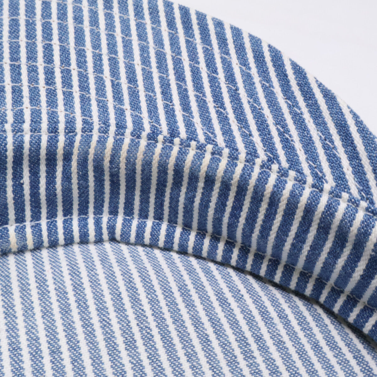 CELINE セリーヌ 2AUG1296V.08WV トリオンフ セーラーキャップ コットンヒッコリー 帽子 S