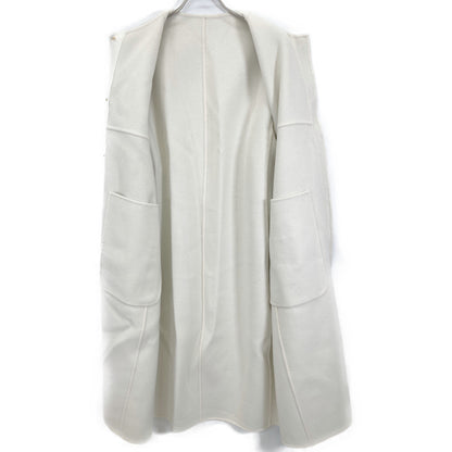 DRAWER ドゥロワー 6525-234-0870 ﾐﾝﾄｸﾞﾘｰﾝ ﾉｰｶﾗｰ ﾘﾊﾞｰｺｰﾄ コート 38