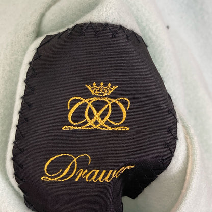 DRAWER ドゥロワー 6525-234-0870 ﾐﾝﾄｸﾞﾘｰﾝ ﾉｰｶﾗｰ ﾘﾊﾞｰｺｰﾄ コート 38