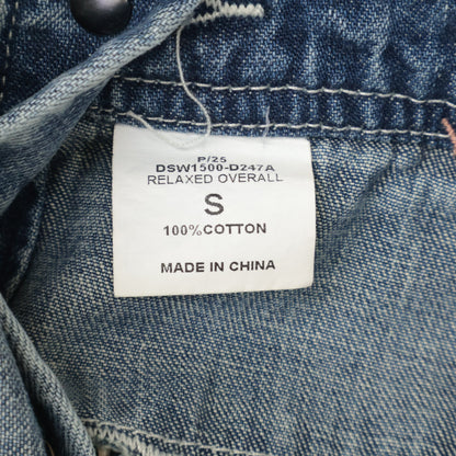 Denimist デニミスト P/25 DSW1500-D247A RELAXED OVERALL ﾃﾞﾆﾑｵｰﾊﾞｰｵｰﾙ オーバーオール オールインワン S