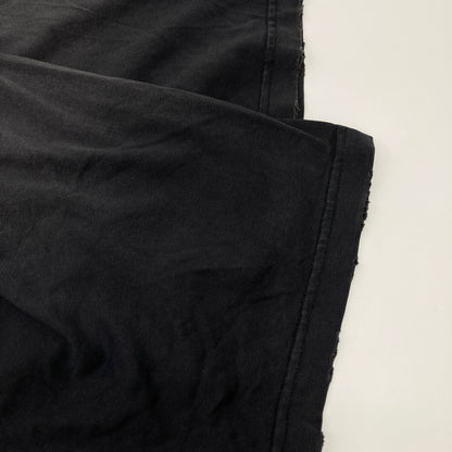 BALENCIAGA バレンシアガ 739764 ﾃｰﾌﾟﾛｺﾞ ｸﾗｯｼｭ加工 ｵｰﾊﾞｰTｼｬﾂ トップス XS