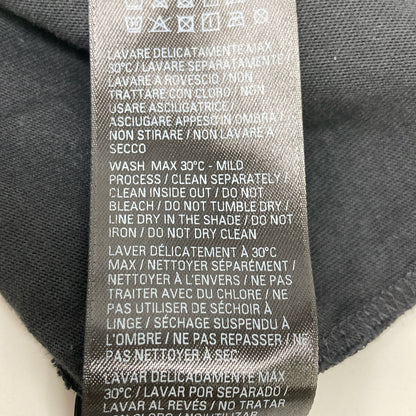 BALENCIAGA バレンシアガ 787349 ﾌﾟﾗﾈｯﾄｱｰｽ ｸﾗｯｼｭ加工 ｵｰﾊﾞｰTｼｬﾂ トップス L