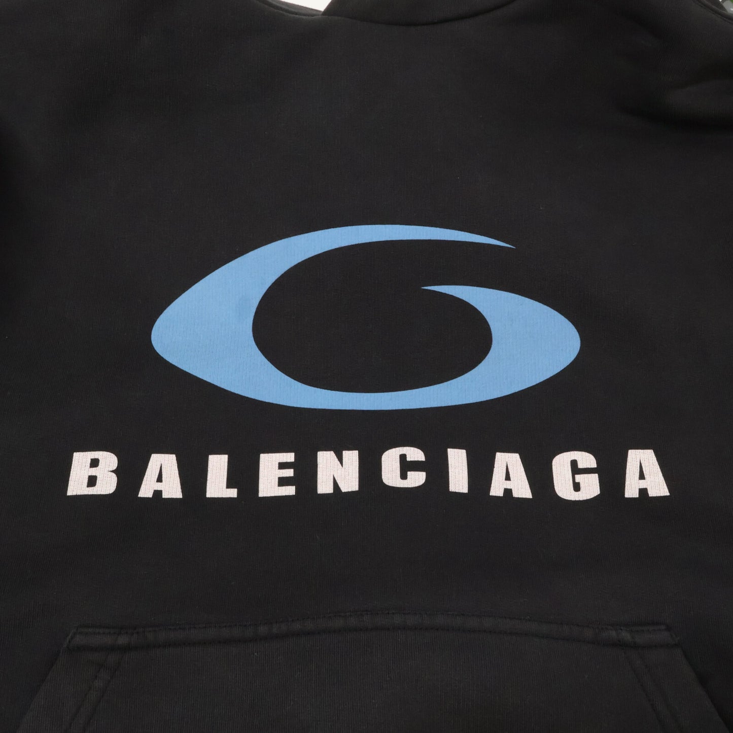 BALENCIAGA バレンシアガ 【国内正規/24年製】767877 ループスポーツアイコン ウォッシュド プルオーバー パーカー/ トップス S