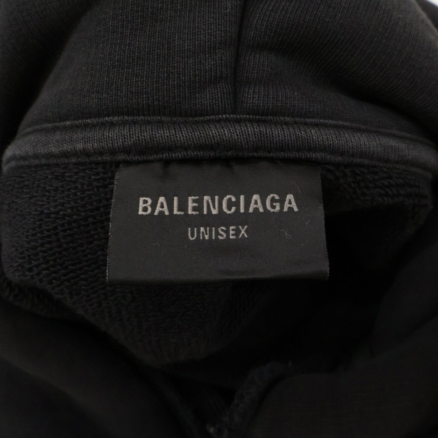 BALENCIAGA バレンシアガ 【国内正規/24年製】767877 ループスポーツアイコン ウォッシュド プルオーバー パーカー/ トップス S