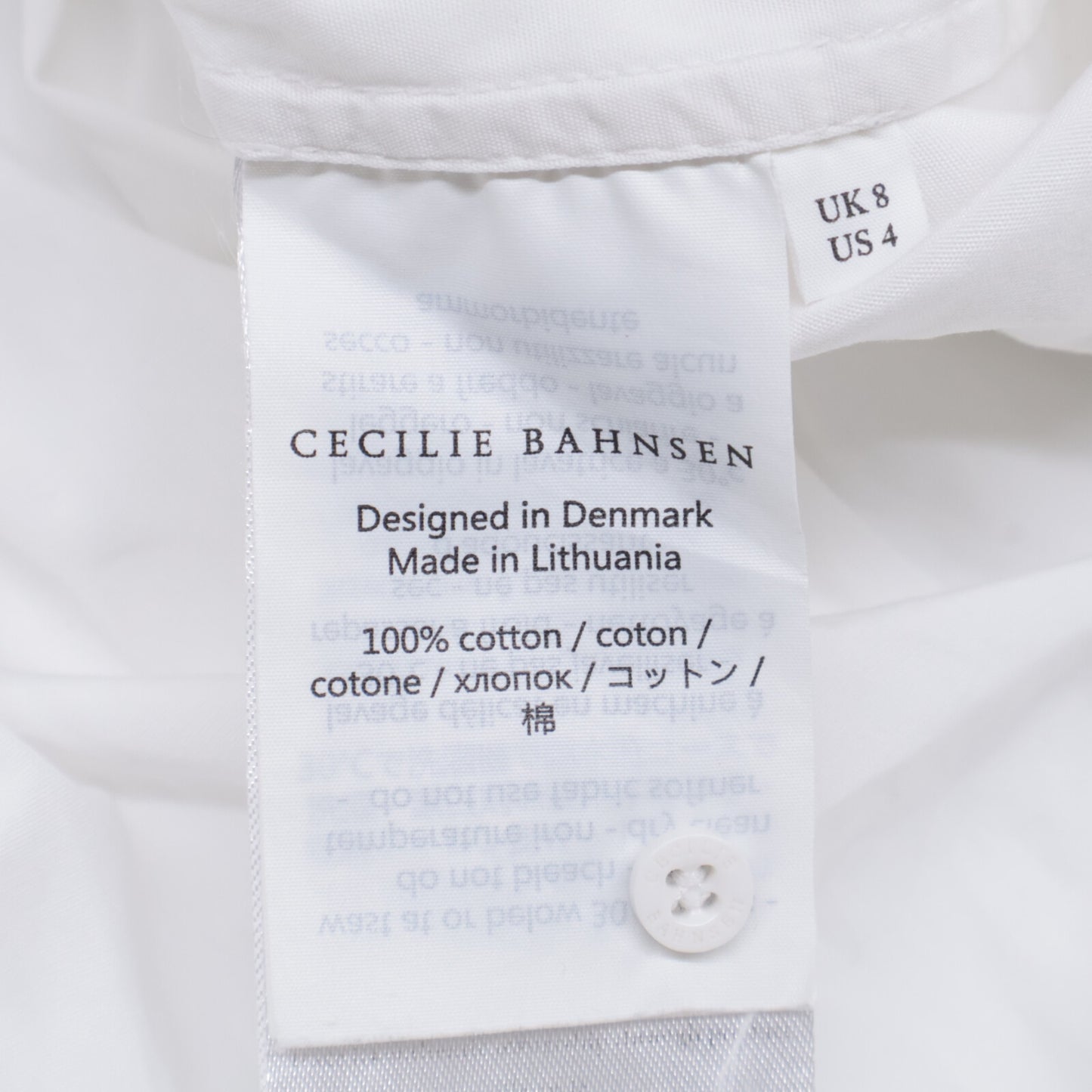 Cecilie Bahnsen セシリー バンセン 24年製 EDI-0002 PRIMROSE DRESS ﾌﾟﾘﾑﾛｰｽﾞﾄﾞﾚｽﾜﾝﾋﾟ ワンピース UK8