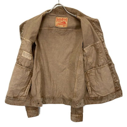 SUGAR CANE シュガーケーン SC15296 ﾍﾞｰｼﾞｭ ｻﾏｰｺｰﾃﾞｭﾛｲ ﾄﾗｯｶｰｼﾞｬｹｯﾄ ジャケット 38