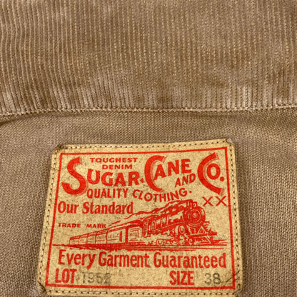 SUGAR CANE シュガーケーン SC15296 ﾍﾞｰｼﾞｭ ｻﾏｰｺｰﾃﾞｭﾛｲ ﾄﾗｯｶｰｼﾞｬｹｯﾄ ジャケット 38