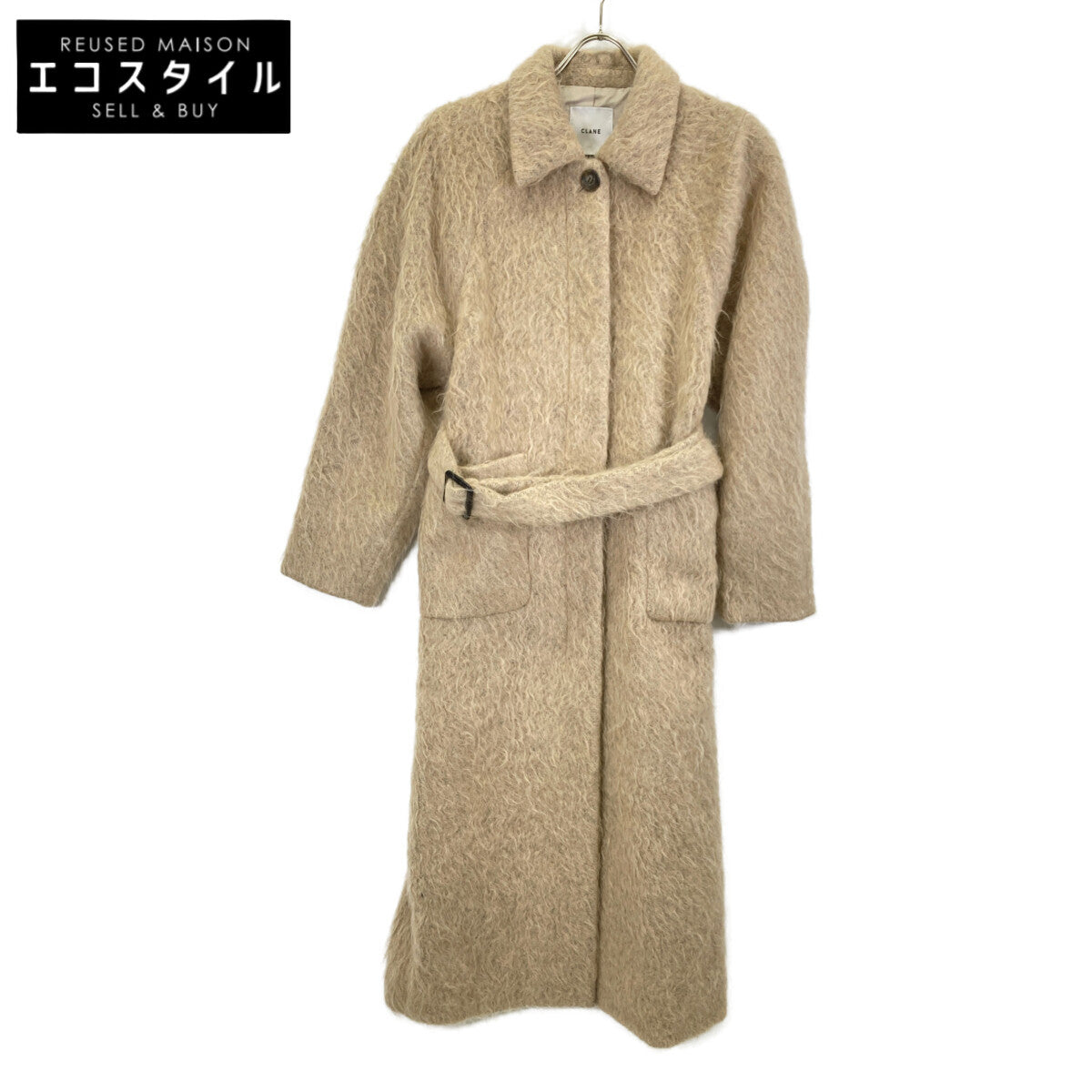 CLANE クラネ 24AW 17101-0032 ﾛﾝｸﾞ ｼｬｷﾞｰ ﾚﾃﾞｨ ﾏｷｼ ｺｰﾄ コート 1