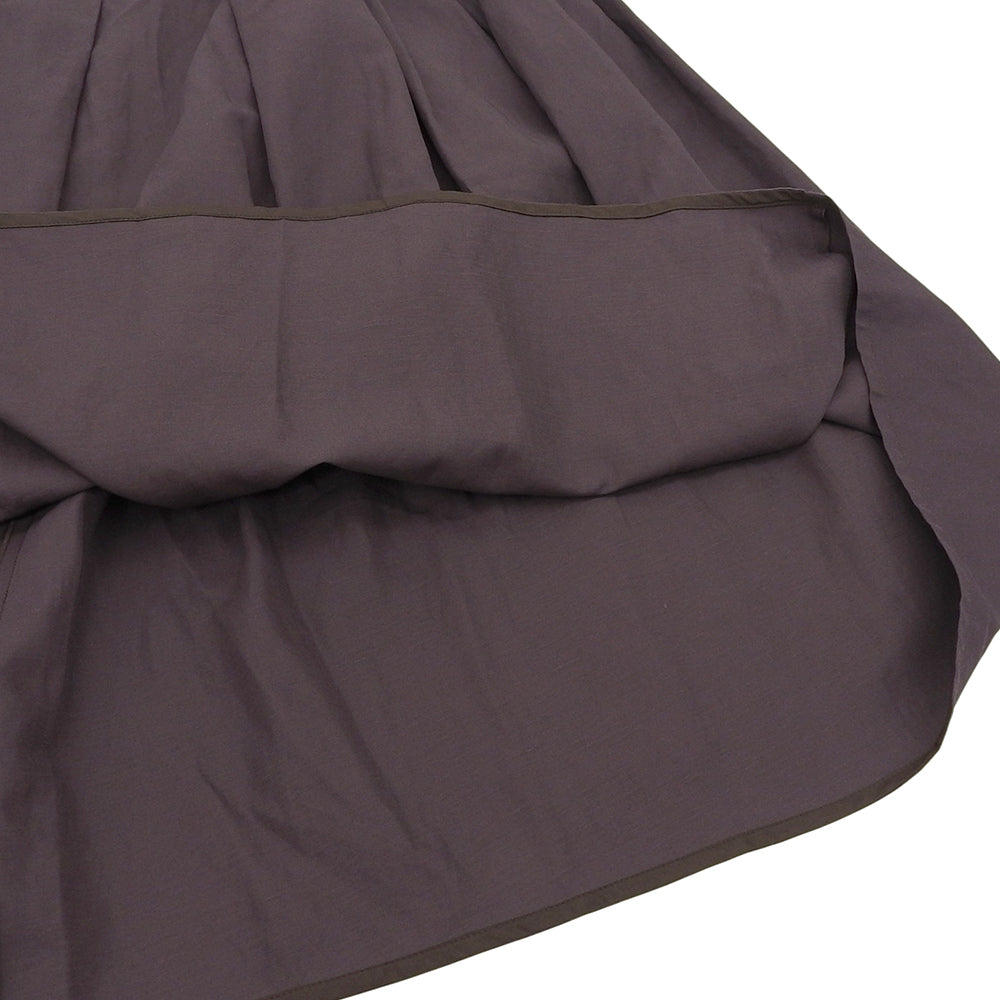 BLAMINK ブラミンク リネンブレンド マキシ丈 ロング スカート レディース グレー系 36 7924-230-0343 スカート 36