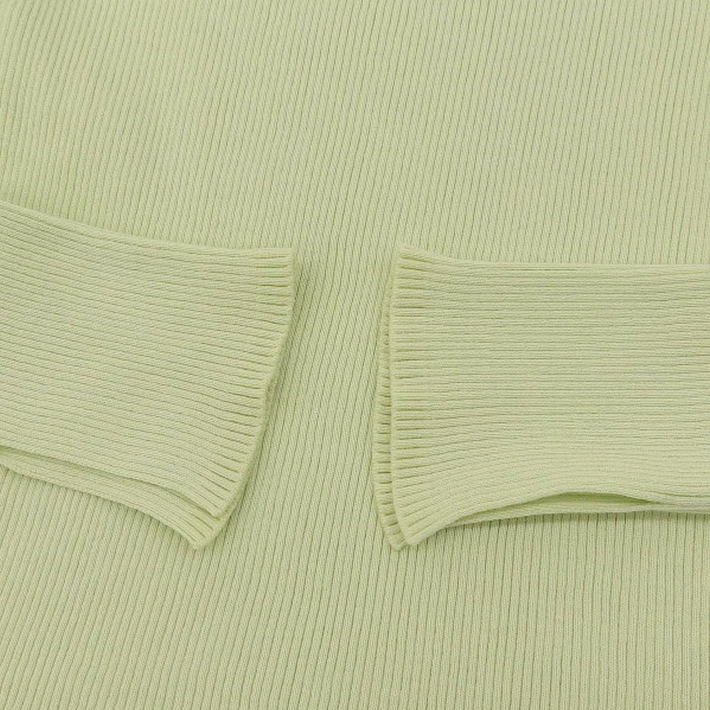 AURALEE オーラリー 美品 ボートネック リブ カットソー トップス レディース グリーン 0 A22SB01RH トップス 0