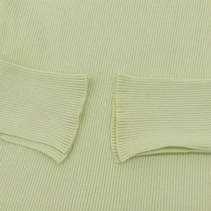 AURALEE オーラリー 美品 ボートネック リブ カットソー トップス レディース グリーン 0 A22SB01RH トップス 0