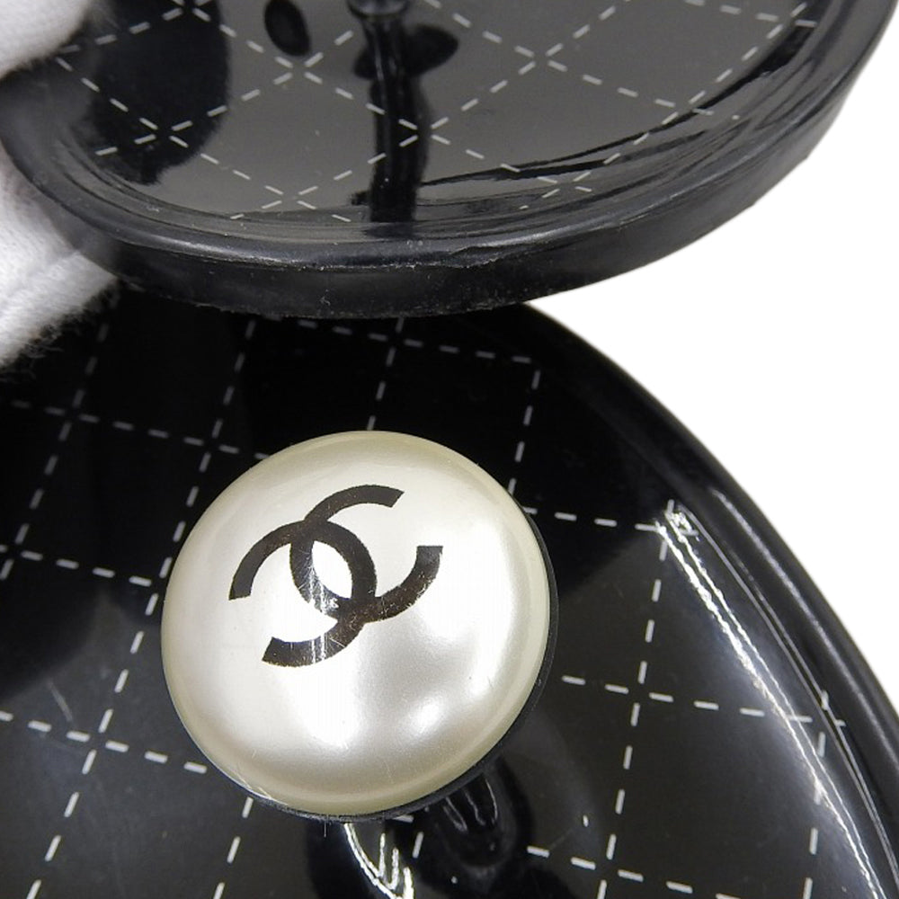CHANEL シャネル ココマーク バックストラップ ラバートングサンダル レディース ブラック 37 パンプス 37