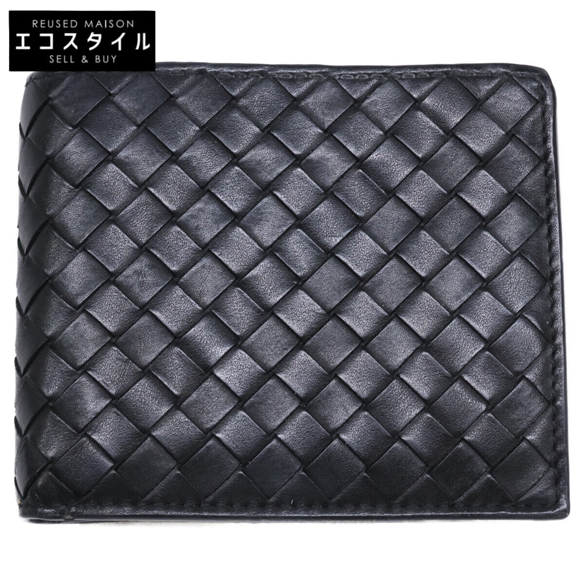 BOTTEGA VENETA ボッテガヴェネタ イントレチャート レザー 二つ折り財布（小銭入れあり）