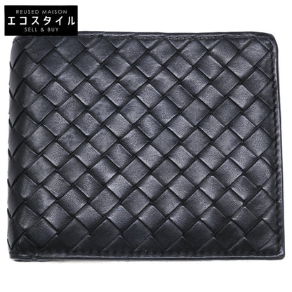 BOTTEGA VENETA ボッテガヴェネタ イントレチャート レザー 二つ折り財布（小銭入れあり）