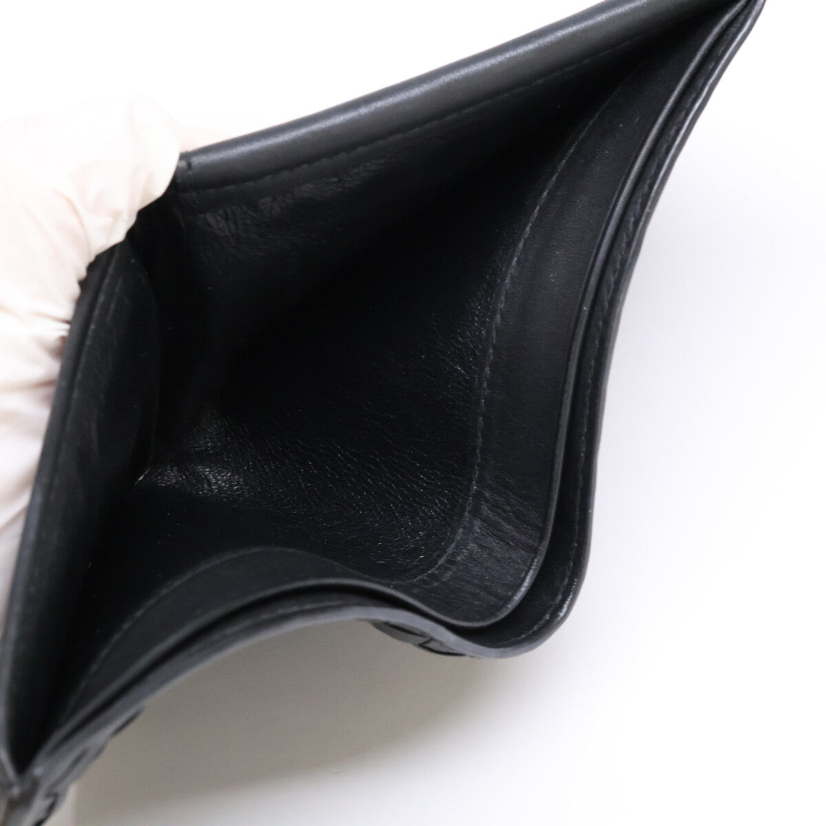 BOTTEGA VENETA ボッテガヴェネタ イントレチャート レザー 二つ折り財布（小銭入れあり）