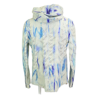 ZELE-PARIS ゼルパリ ディアスキン パンチング ジップアップ フーディ ジャケット 48