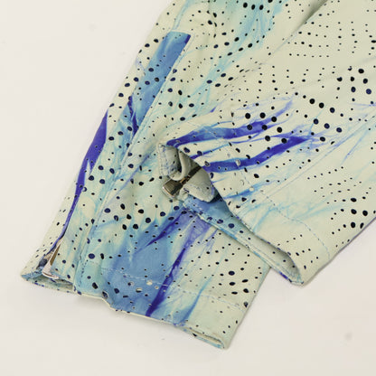 ZELE-PARIS ゼルパリ ディアスキン パンチング ジップアップ フーディ ジャケット 48