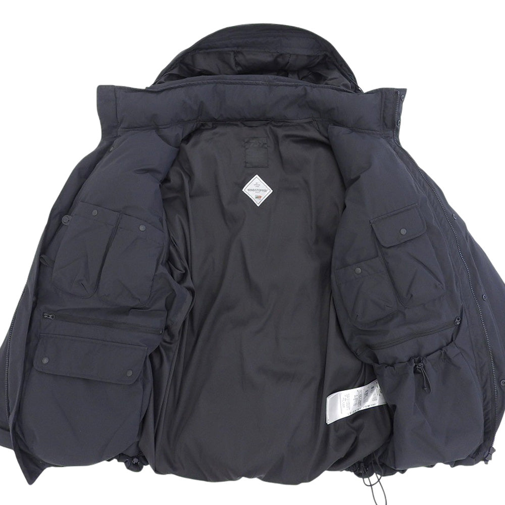 DAIWA PIER39 ダイワピア39 美品 GORE-TEX WINDSTOPPER TECH MIL ECWCS ダウンパーカ ジャケット メンズ ブラック M ジャケット M