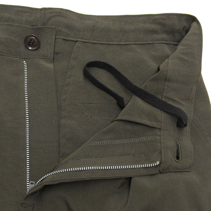 Y's ワイズ 美品 CREPE de CHINE CUFFED HEM カーゴパンツ ボトムス レディース カーキ 1 YB-P10-500 ボトムス 1