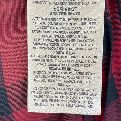 BURBERRY バーバリー 4043581 ｻﾝﾄﾞﾘﾝｶﾞﾑ ﾚｯﾄﾞ ﾄﾚﾝﾁｺｰﾄ コート UK4