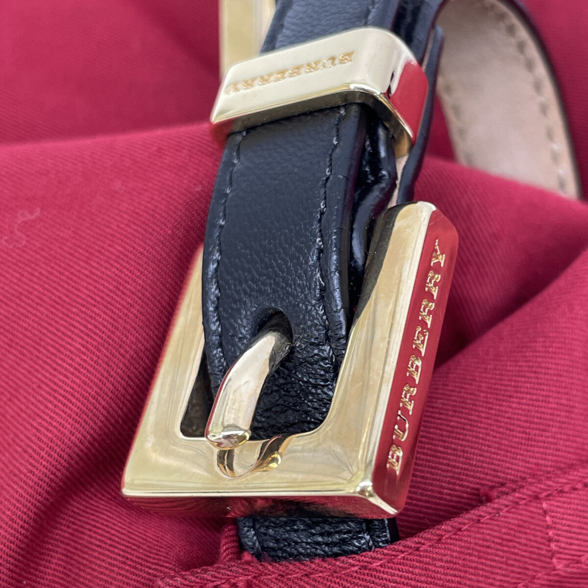 BURBERRY バーバリー 4043581 ｻﾝﾄﾞﾘﾝｶﾞﾑ ﾚｯﾄﾞ ﾄﾚﾝﾁｺｰﾄ コート UK4