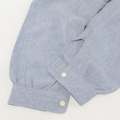 AUBERGE オーベルジュ 【美品】CEZANNE リネン ダブルポケット 長袖シャツ/ トップス 40