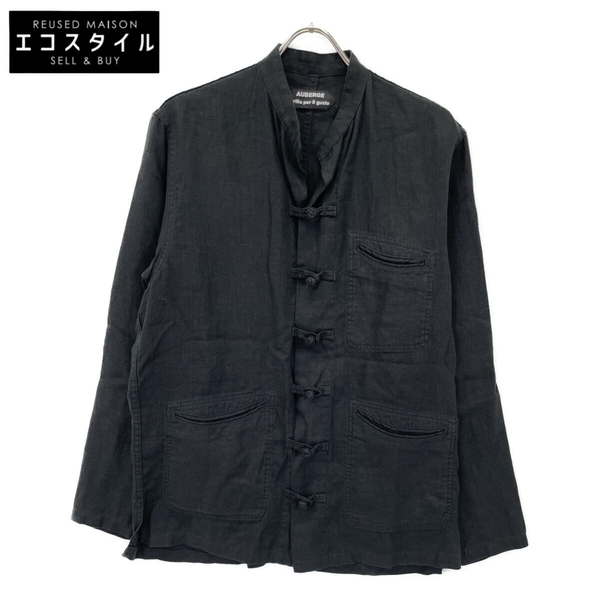 AUBERGE オーベルジュ x Brilla per il gustoブリッラ ペル イル グスト【美品】リネン チャイナ ジャケット 42