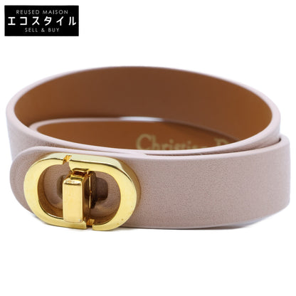 Christian Dior クリスチャンディオール 【美品】30 MONTAIGNE レザー ダブル ブレスレット