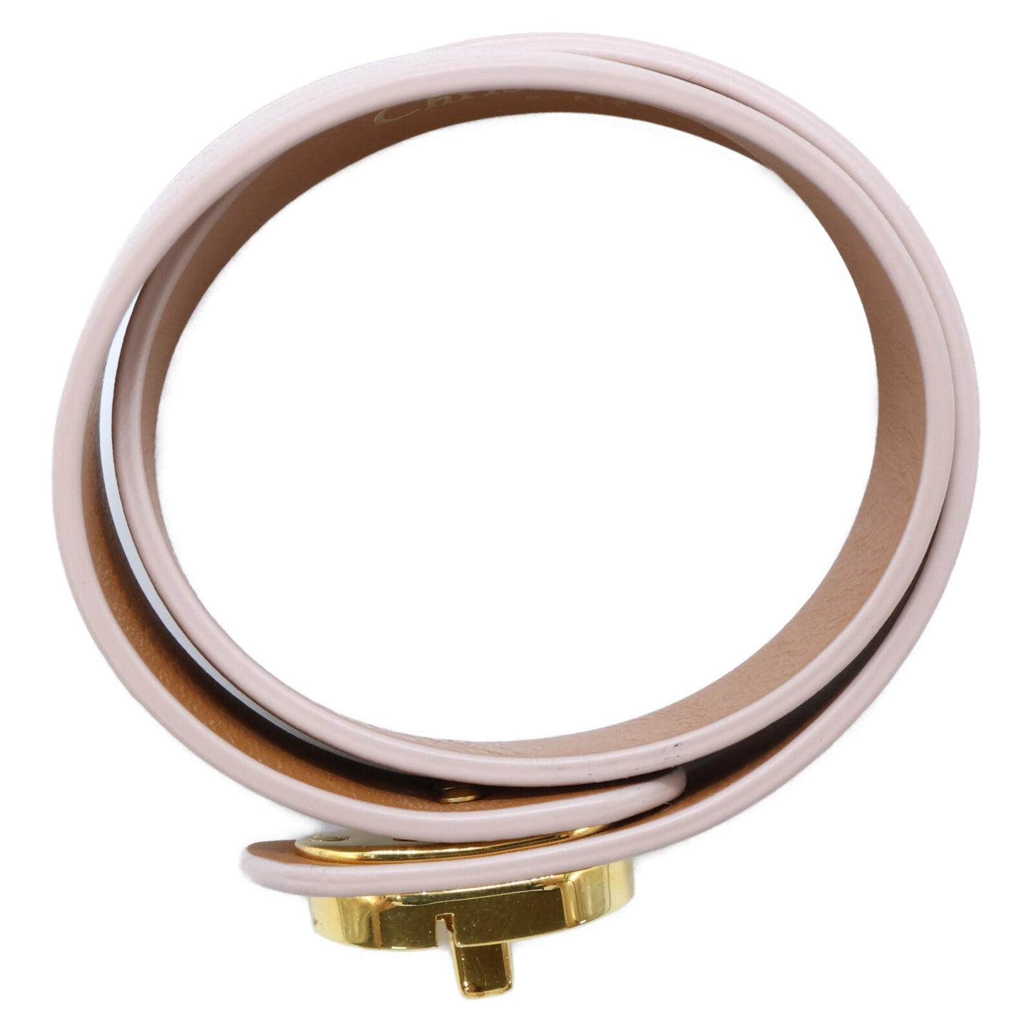 Christian Dior クリスチャンディオール 【美品】30 MONTAIGNE レザー ダブル ブレスレット