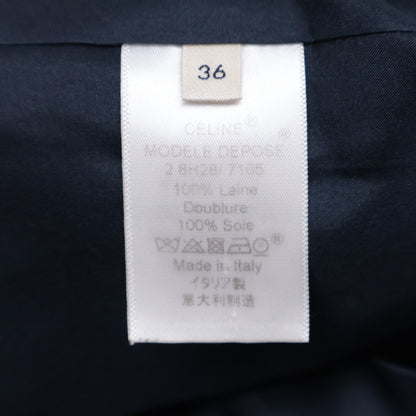 CELINE セリーヌ 国内正規 フィービー期 2 8H28/7165 クロンビー コート 36