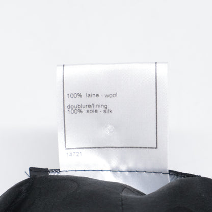 CHANEL シャネル 02A P191712 リボンブローチ付き ココマークジップ ノースリーブ ワンピース 38