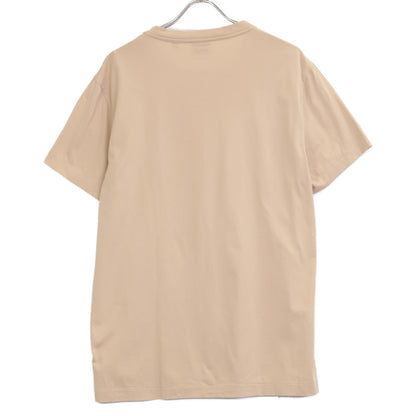 BURBERRY バーバリー 8053424 ﾍﾞｰｼﾞｭ ﾓﾉｸﾞﾗﾑTBﾛｺﾞ ｸﾙｰﾈｯｸ Tｼｬﾂ トップス XL