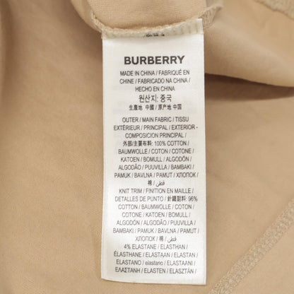 BURBERRY バーバリー 8053424 ﾍﾞｰｼﾞｭ ﾓﾉｸﾞﾗﾑTBﾛｺﾞ ｸﾙｰﾈｯｸ Tｼｬﾂ トップス XL