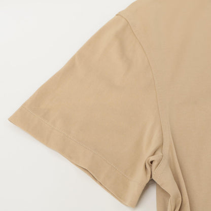 BURBERRY バーバリー 8053424 ﾍﾞｰｼﾞｭ ﾓﾉｸﾞﾗﾑTBﾛｺﾞ ｸﾙｰﾈｯｸ Tｼｬﾂ トップス XL