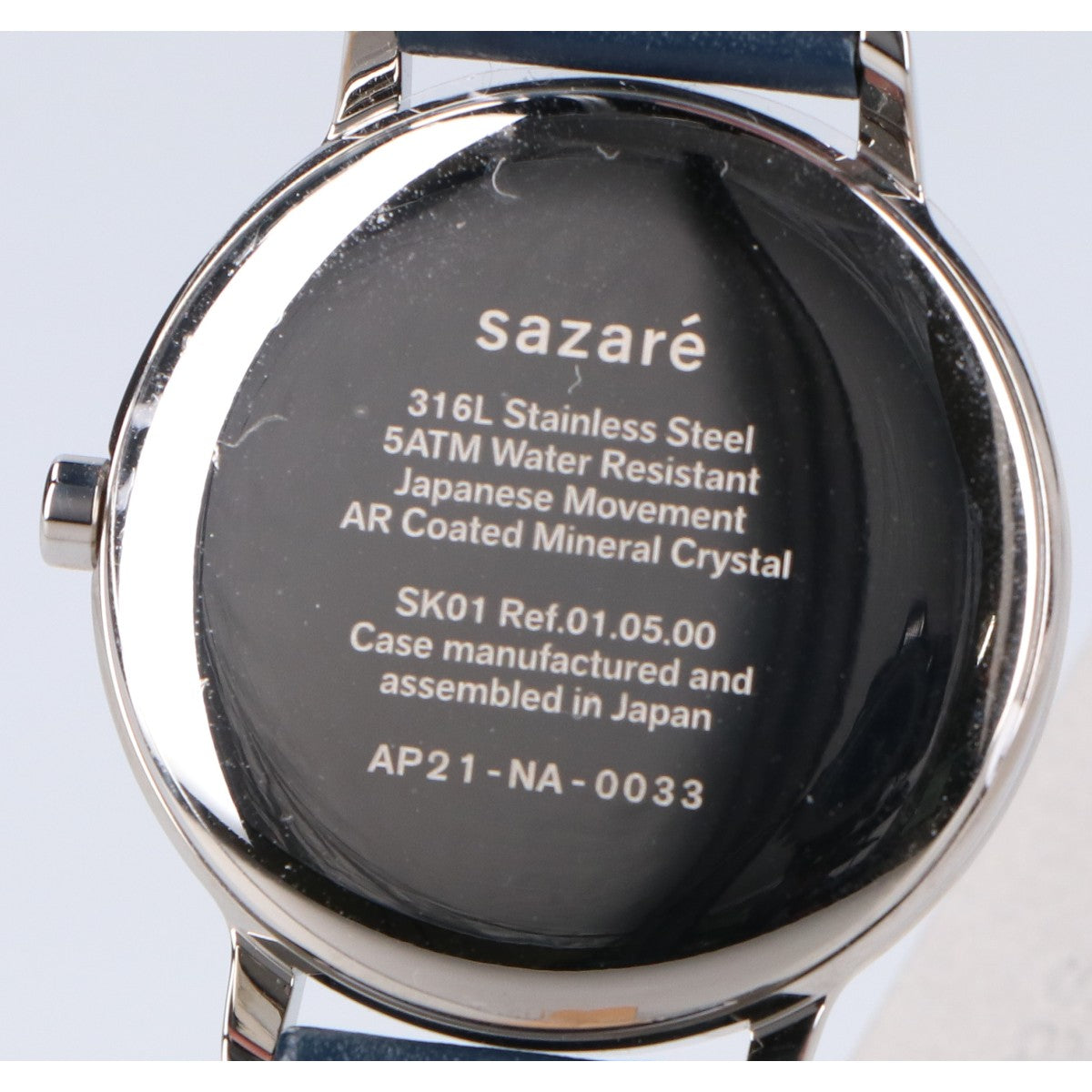sazare サザレ 【新品同様】01.05.00 SK01 デイト クオーツ 腕時計