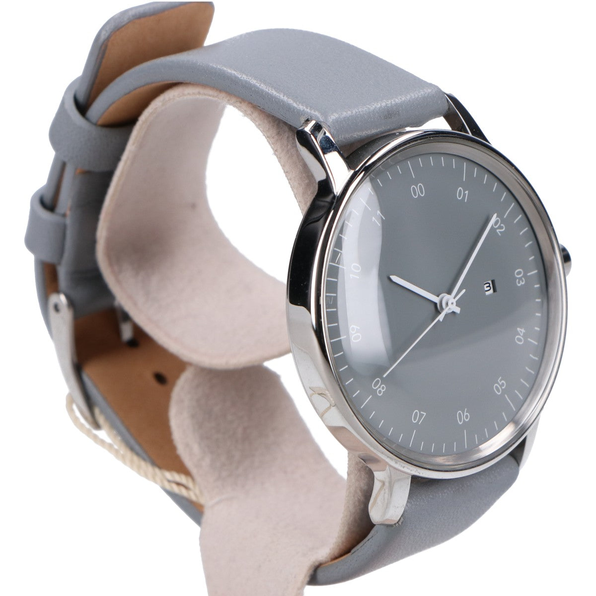 sazare for Graphpaper サザレ グラフペーパー 【新品同様】01.01.G1 SK01 デイト クオーツ 腕時計