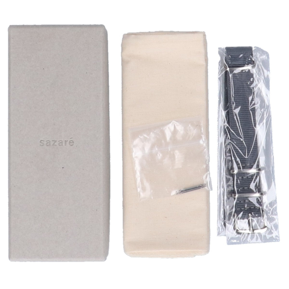 sazare for Graphpaper サザレ グラフペーパー 【新品同様】01.01.G1 SK01 デイト クオーツ 腕時計