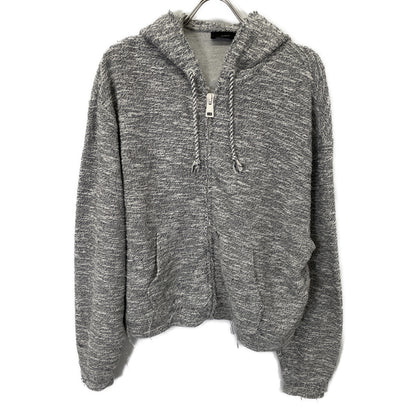 ALANUI アラヌイ LWBB008E24FLE001 霜降りｸﾞﾚｰ ｼﾞｯﾌﾟｱｯﾌﾟﾊﾟｰｶ トップス S