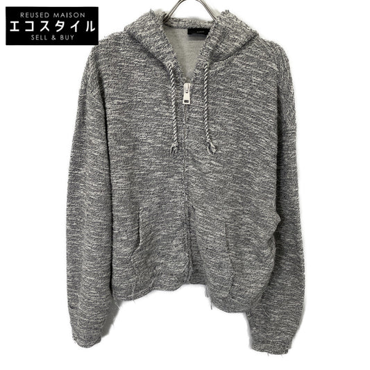 ALANUI アラヌイ LWBB008E24FLE001 霜降りｸﾞﾚｰ ｼﾞｯﾌﾟｱｯﾌﾟﾊﾟｰｶ トップス S