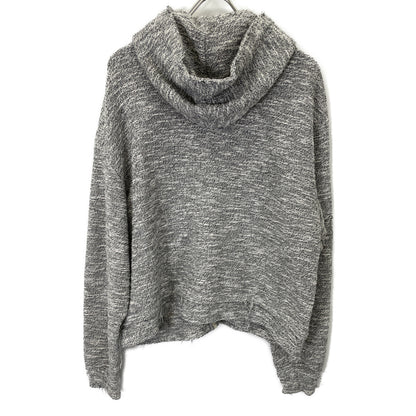 ALANUI アラヌイ LWBB008E24FLE001 霜降りｸﾞﾚｰ ｼﾞｯﾌﾟｱｯﾌﾟﾊﾟｰｶ トップス S