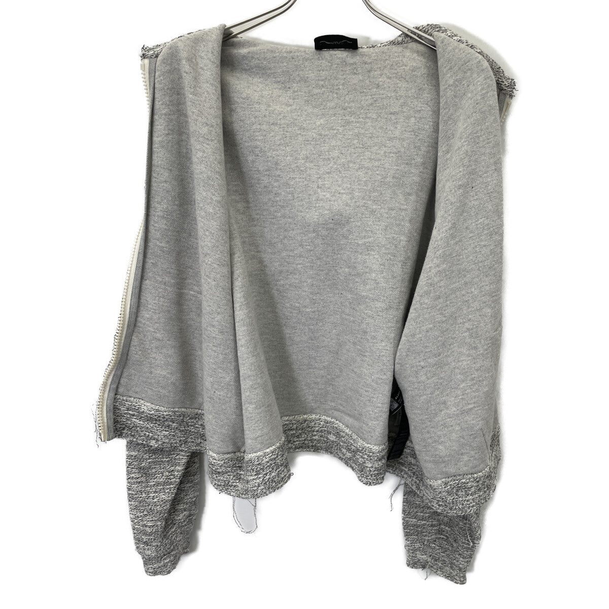 ALANUI アラヌイ LWBB008E24FLE001 霜降りｸﾞﾚｰ ｼﾞｯﾌﾟｱｯﾌﾟﾊﾟｰｶ トップス S