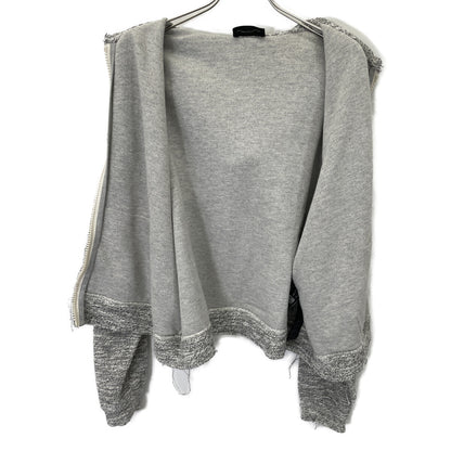 ALANUI アラヌイ LWBB008E24FLE001 霜降りｸﾞﾚｰ ｼﾞｯﾌﾟｱｯﾌﾟﾊﾟｰｶ トップス S