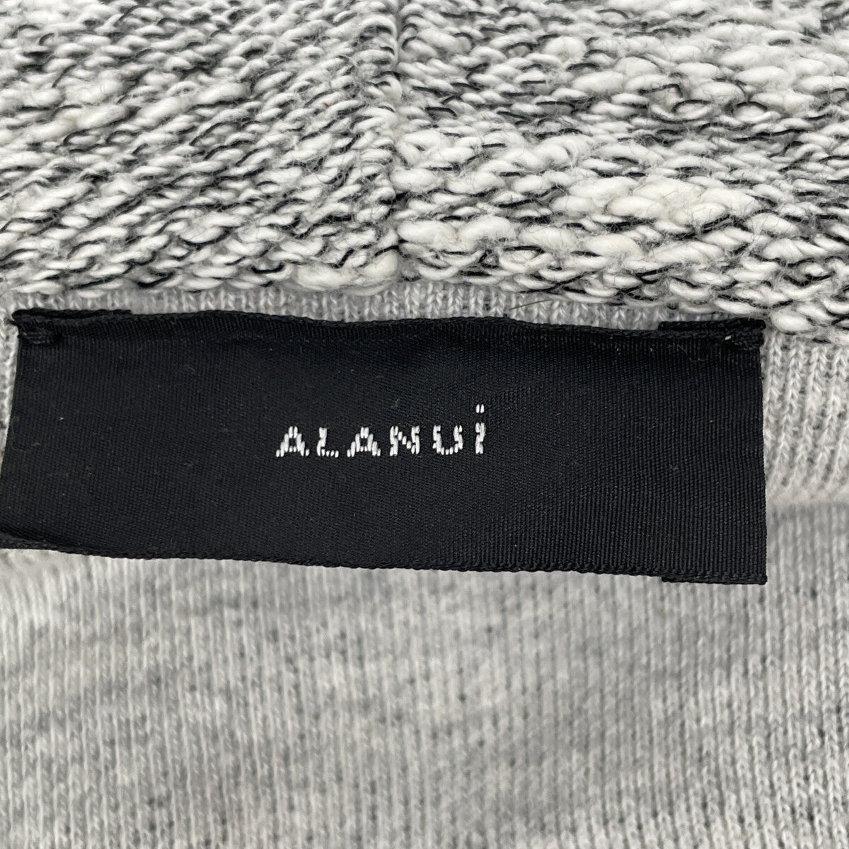 ALANUI アラヌイ LWBB008E24FLE001 霜降りｸﾞﾚｰ ｼﾞｯﾌﾟｱｯﾌﾟﾊﾟｰｶ トップス S