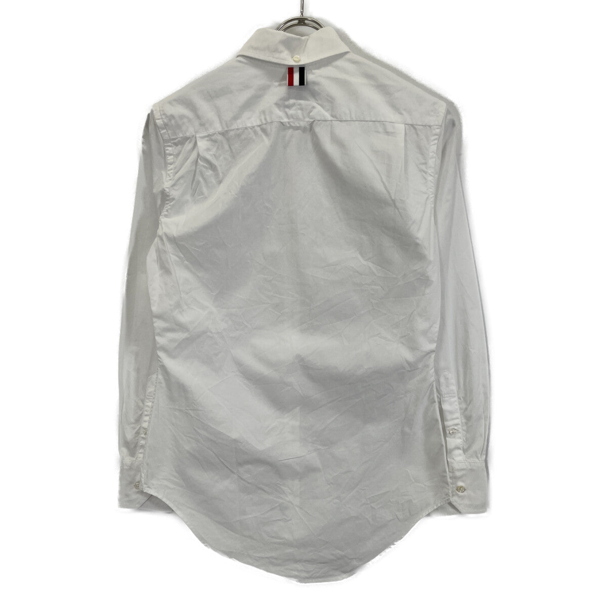 THOM BROWNE トムブラウン FLL005G-03113100 ﾎﾜｲﾄ ﾊﾟｯﾁﾎﾟｹｯﾄ ｵｯｸｽﾌｫｰﾄﾞｼｬﾂ トップス 38