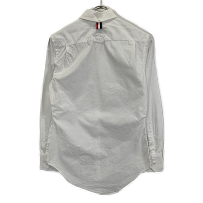 THOM BROWNE トムブラウン FLL005G-03113100 ﾎﾜｲﾄ ﾊﾟｯﾁﾎﾟｹｯﾄ ｵｯｸｽﾌｫｰﾄﾞｼｬﾂ トップス 38