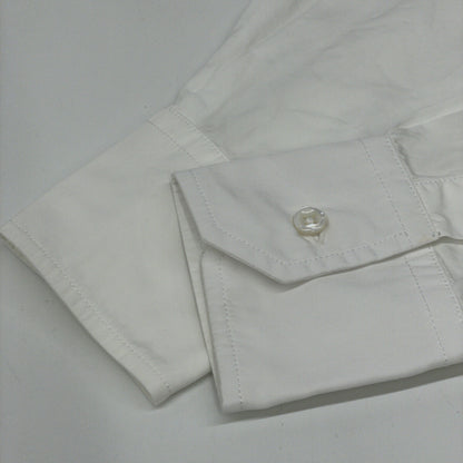 THOM BROWNE トムブラウン FLL005G-03113100 ﾎﾜｲﾄ ﾊﾟｯﾁﾎﾟｹｯﾄ ｵｯｸｽﾌｫｰﾄﾞｼｬﾂ トップス 38