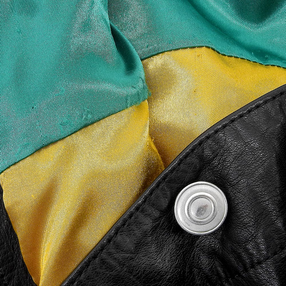 black means ブラックミーンズ レザー トラッカー ジャケット メンズ 黒 ブラック 3 LLBMS-01 ジャケット 36