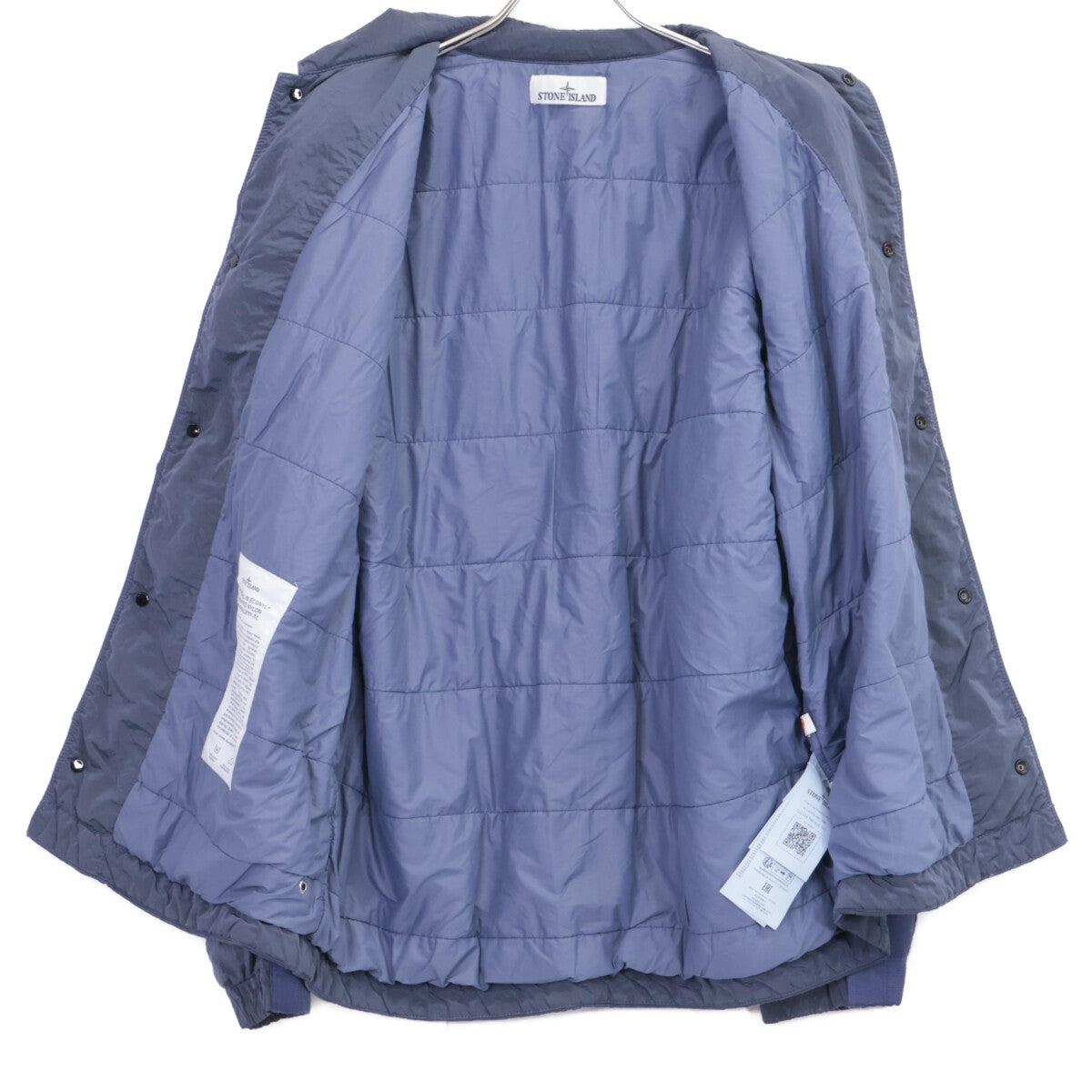 STONE ISLAND ストーンアイランド 【美品/国内正規】8115Q0819 エコニール ナイロン スナップボタン プリマロフト 中綿 ジャケット